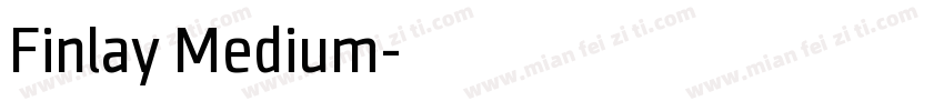 Finlay Medium字体转换